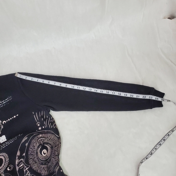 Blind Rooster Crewneck Sweatshirt Tokyo Astrology Celestial Blk Mens SZ S Unisex - Picture 14 of 14